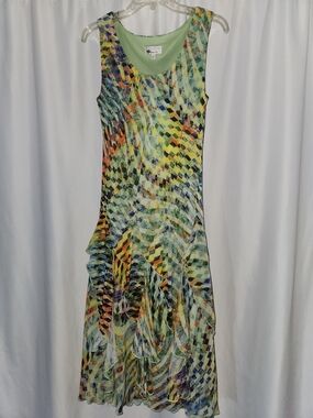 Robbie Bee Multicolor Maxi Dress w/Scoop Neck #whimsical #flowy #boho #romantic